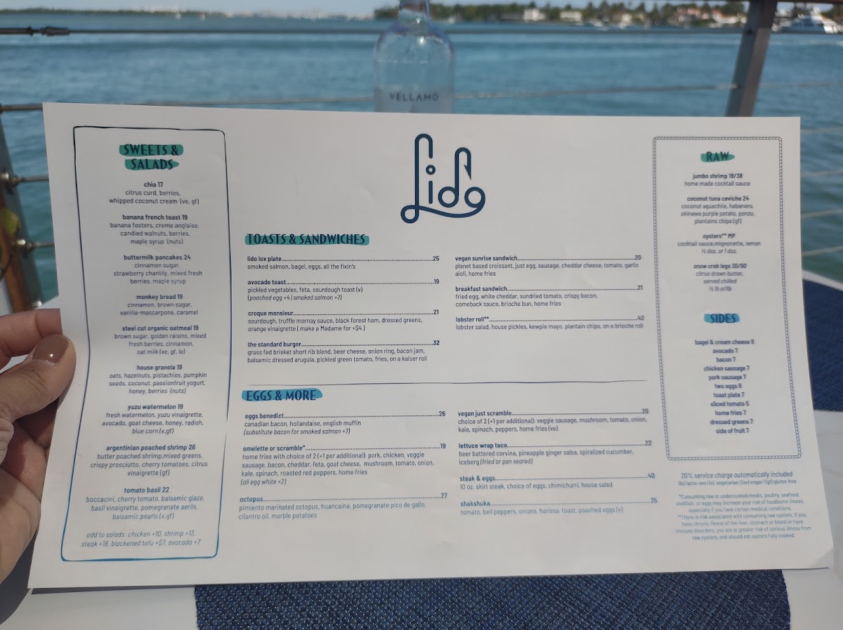 Lido Bayside Menu - Image 4