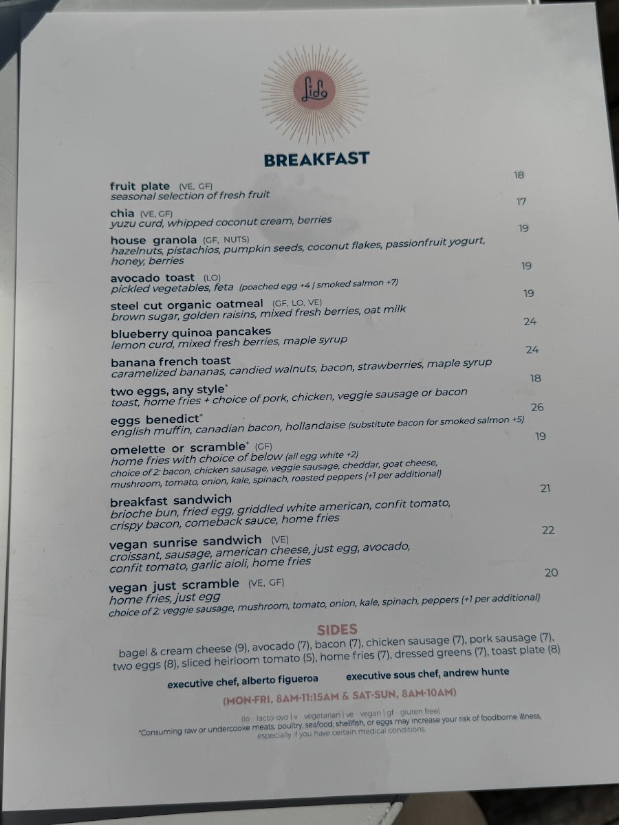 Lido Bayside Menu - Image 6